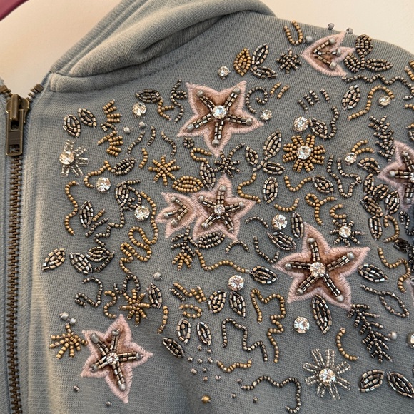 Free People Cozy Gray Fabric - Picture 3 of 5